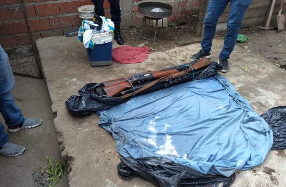 Victoria: secuestran armas de grueso calibre en una vivienda