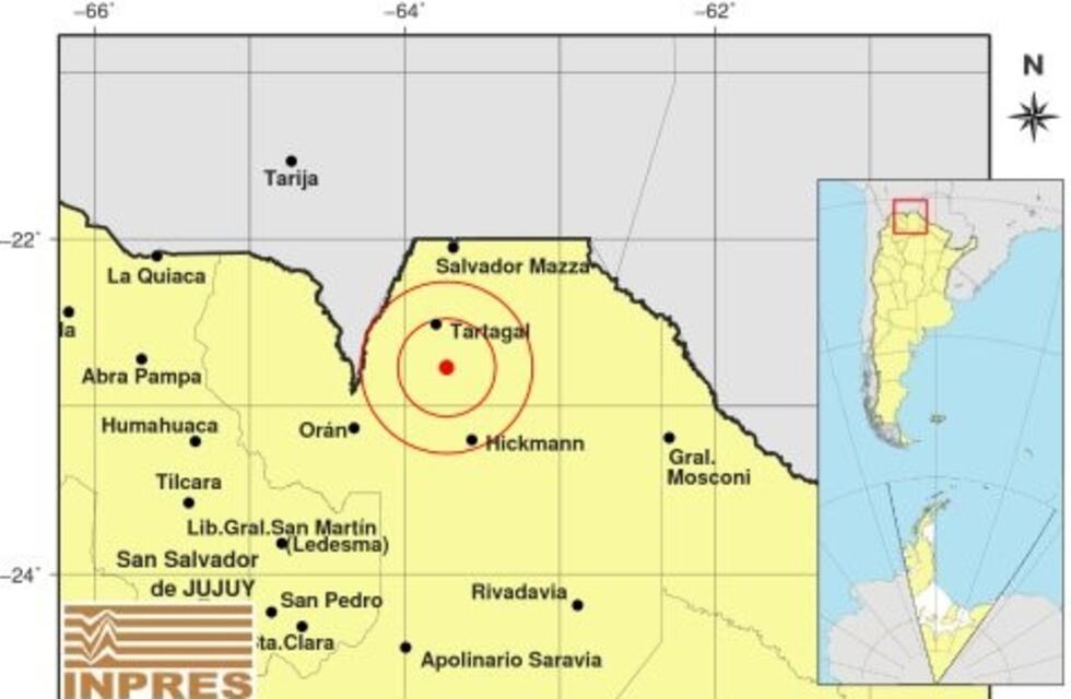 Tembló Tartagal: un sismo de casi 5 grados sacudió la ciudad