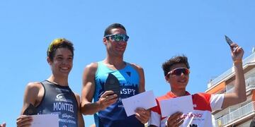 El formoseño, Ibrahím Alucín se subió al podio del Triatlón de Blades\u002E