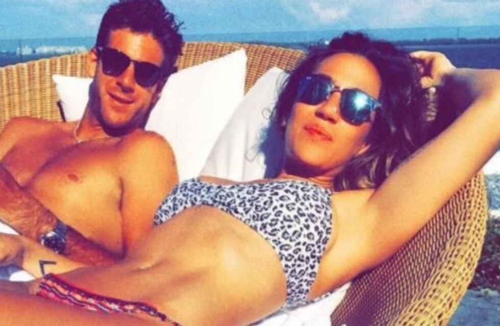 Jimena Barón y su romántico beso con Juan Martín Del Potro
