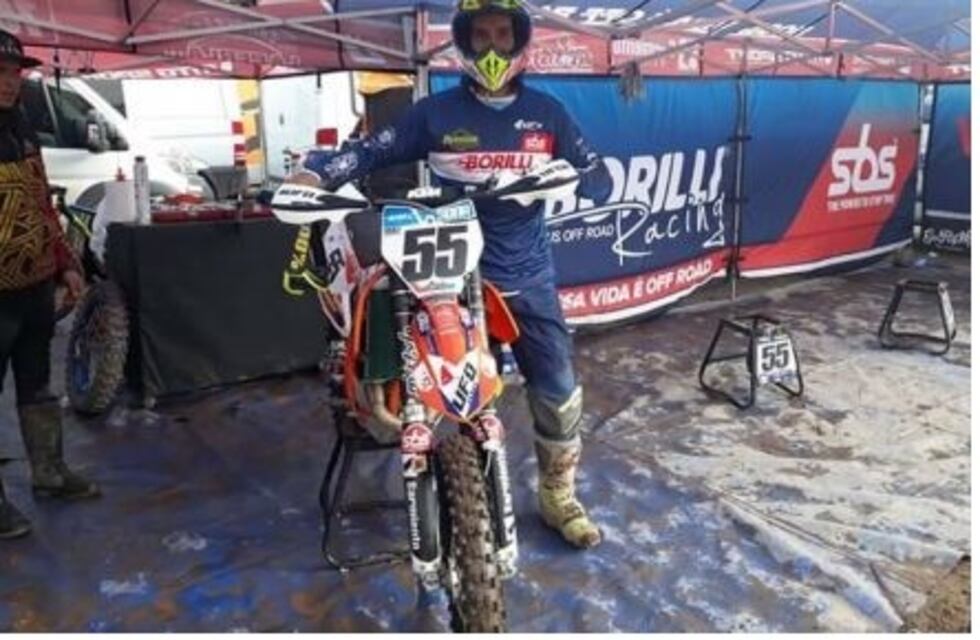 El piloto de motocross David Sona está entre los diez mejores de la Argentina