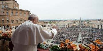 El Papa Francisco en el tradicional \