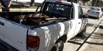 La camioneta protagonista del accidente