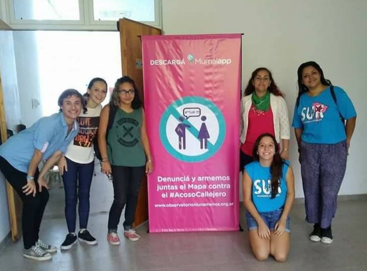 Aplicación para prevenir el acoso callejero\u002E (Foto: Mumala Corrientes)