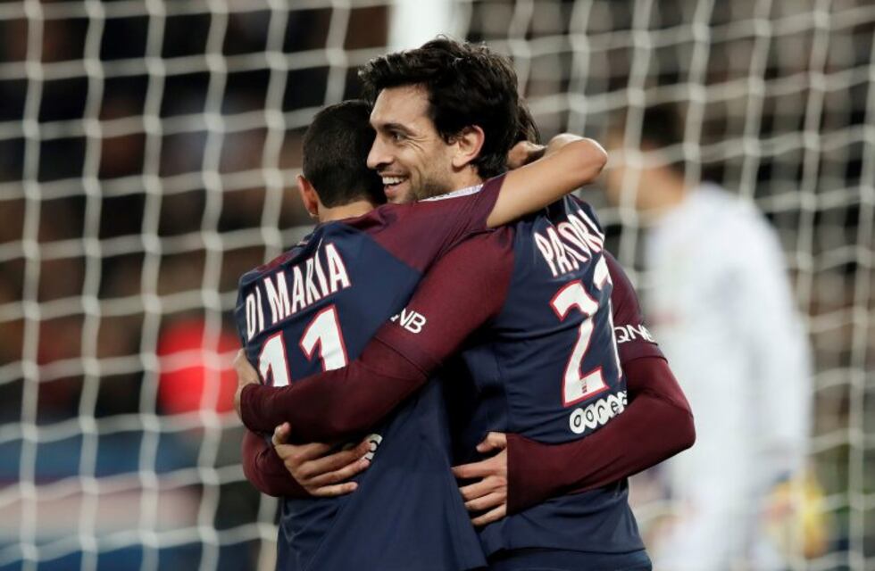Di María y Pastore marcaron en la goleada 4-1 del PSG sobre el Nantes
