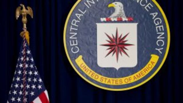 FILE - This April 13, 2016 file photo shows the seal of the Central Intelligence Agency at CIA headquarters in Langley, Va. A federal judge said Thursday, Jan. 19, 2017 that he's inclined to allow trial for a lawsuit against two psychologists who designed