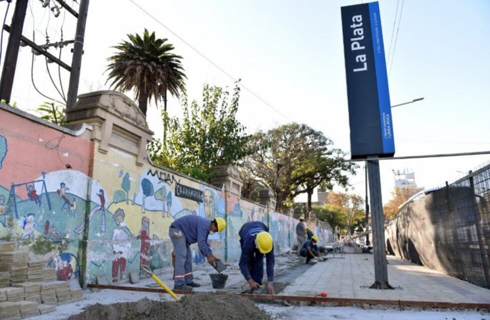 Reactivan obras en el área de la estación de trenes de La Plata
