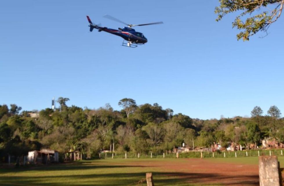 Oberá: por cielo y tierra buscan a la banda que asaltó la Unidad Penal II