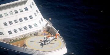 Rescate en crucero (Foto: La Capital de Mar del Plata)