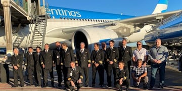 vuelo humanitario de Aerolíneas Argentinas rumbo a China