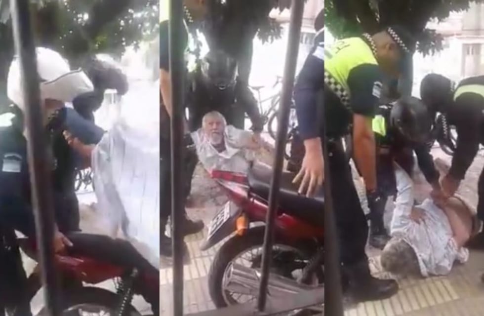 Investigan a policías por maltratar a un abuelo para aprehenderlo
