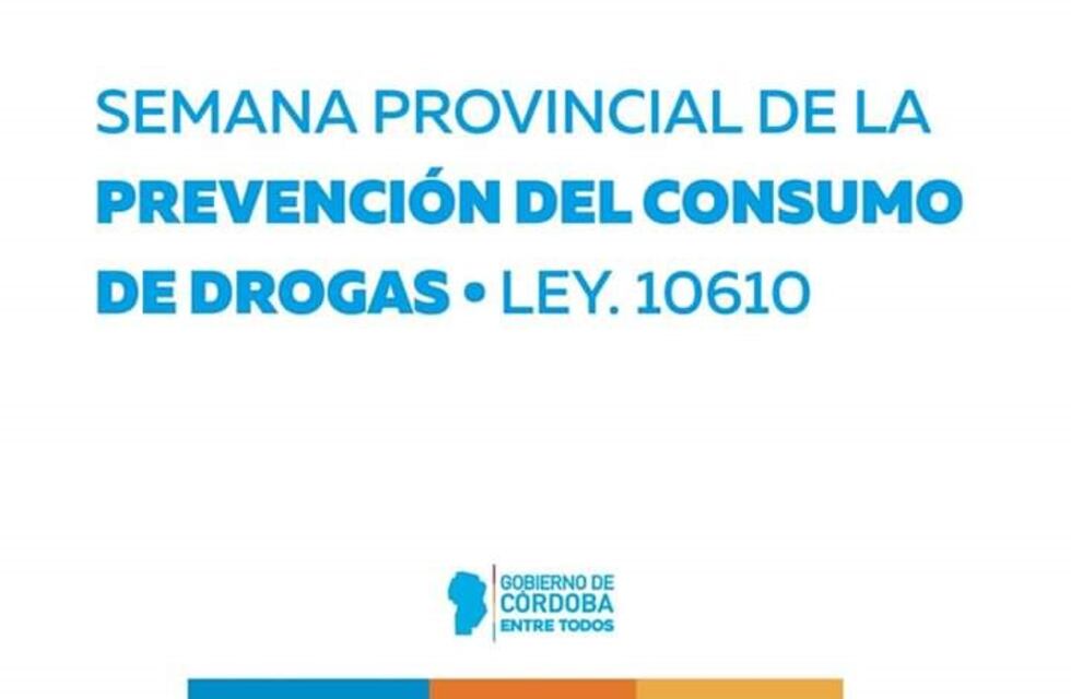 Alta Gracia se suma a la Semana Provincial de la Prevención del Consumo de Drogas
