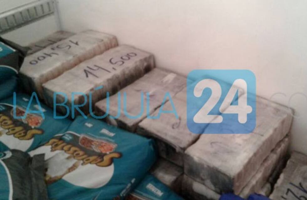 Encuentran una tonelada de marihuana en un camión en la provincia de Buenos Aires