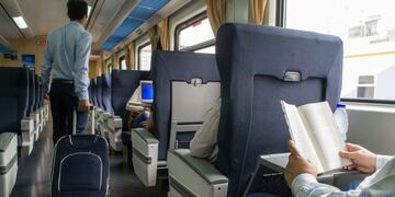 El tren que hace el tramo Córdoba- Villa María\u002E