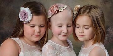 Rhean Franklin, Ainsley Peters y Rylie Hughey en 2014 y 2019\u002E (Foto: Lora Scantling)
