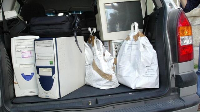 computadoras allanamiento