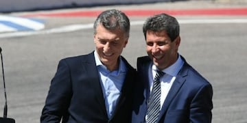 Mauricio Macri y Sergio Uñac\u002E