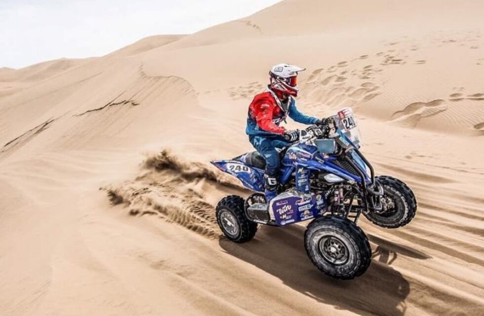 El cordobés Cavigliasso sigue adelante en Cuatris en el Dakar 2019