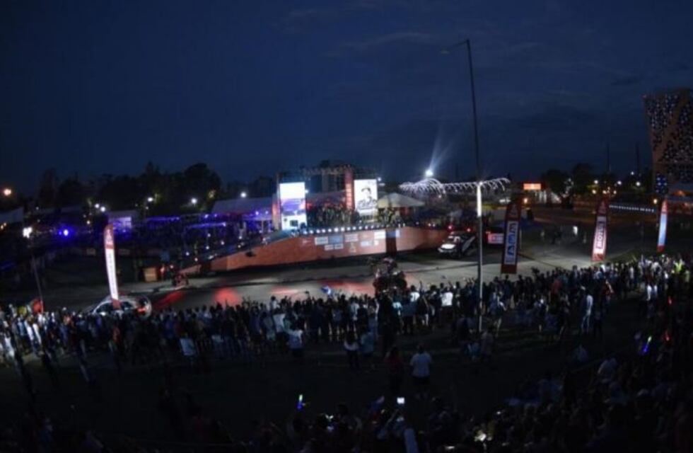 Dakar 2018: fiesta total de coronación en el Centro Cívico