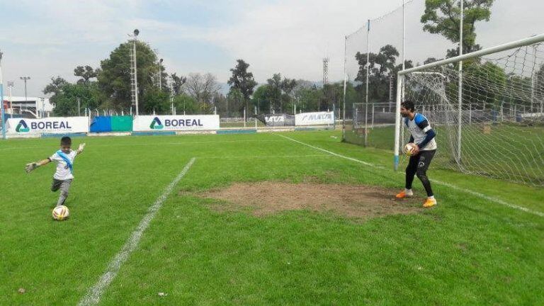 Fanático del arquero de Atlético