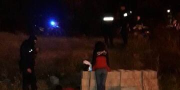 Los encontraron robando ladrillos en una fábrica abandonada en San Luis\u002E Foto: Policía de San Luis\u002E