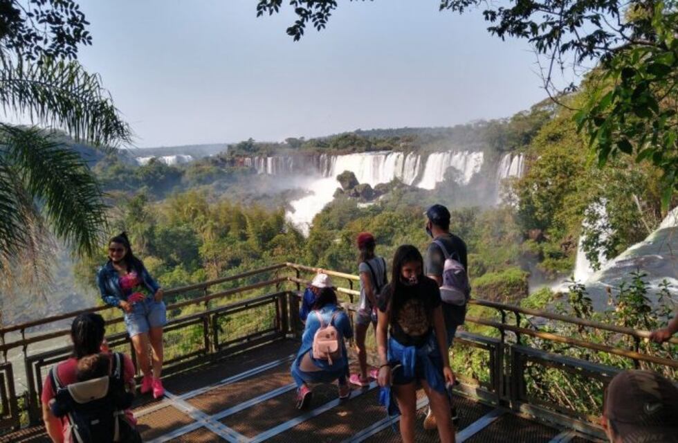 Unas 400 personas visitaron las Cataratas del Iguazú este fin de semana
