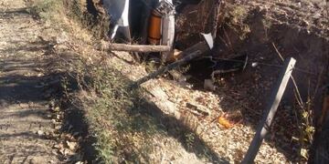 Choque frontal en Alvear Fiat Uno