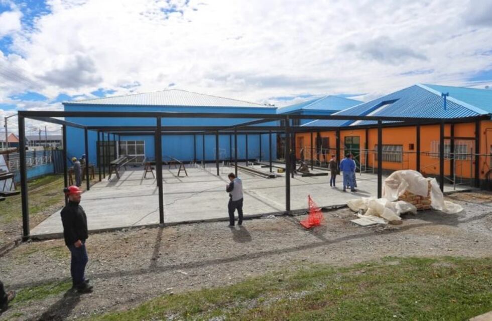 Avanzan las obras del gimnasio del colegio María Auxiliadora de Río Grande