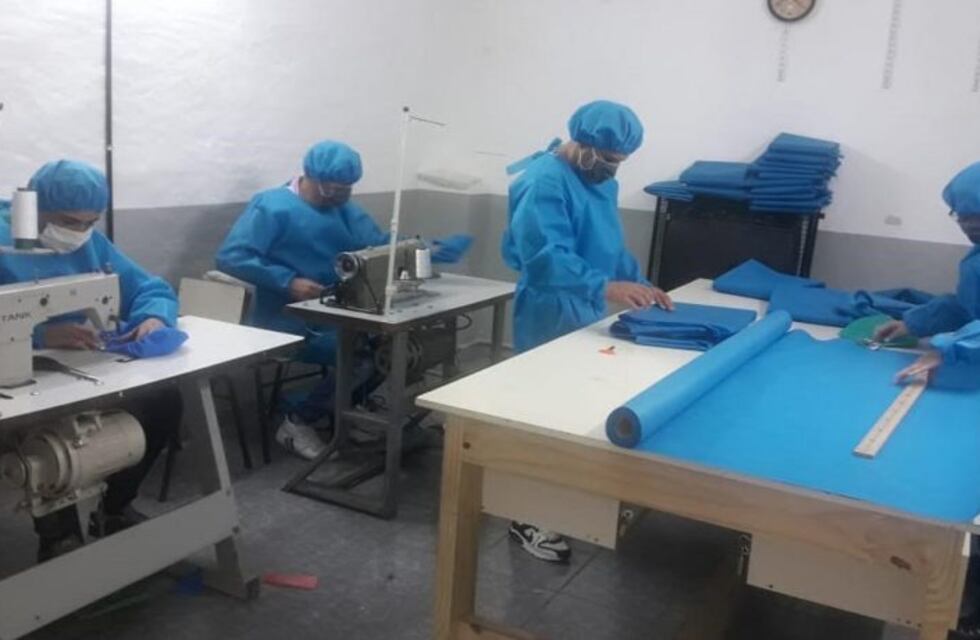 Bahía Blanca: Presos producen barbijos y camisolines