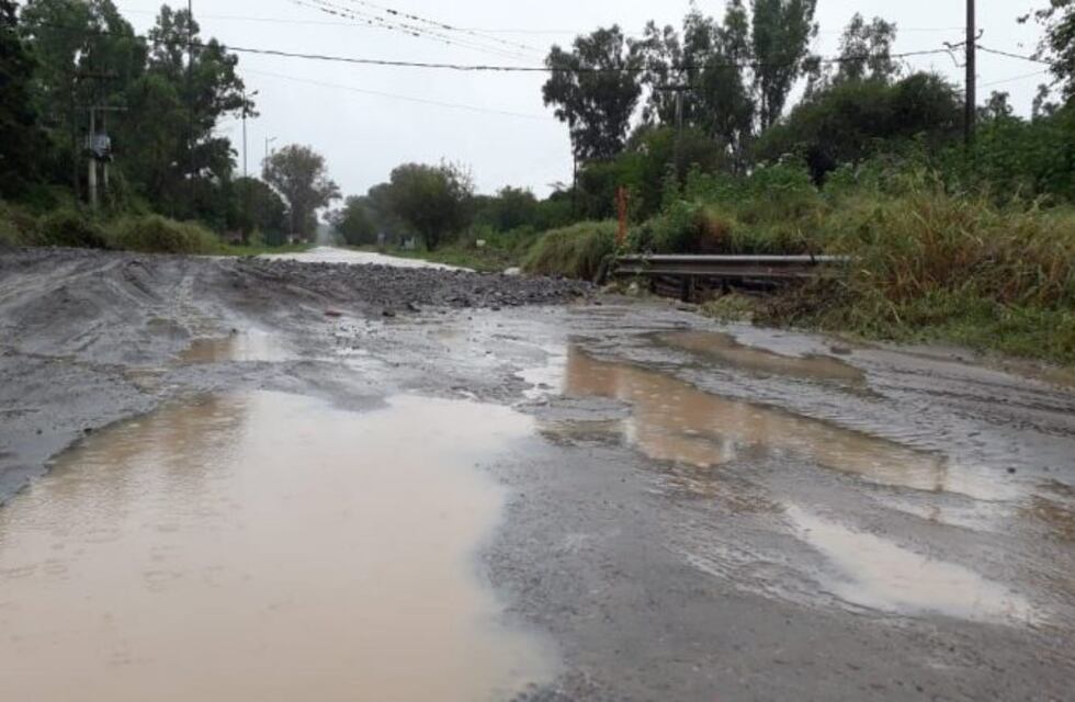Temporal en Salta: se inundó la ruta entre Cerrillos y Rosario de Lerma