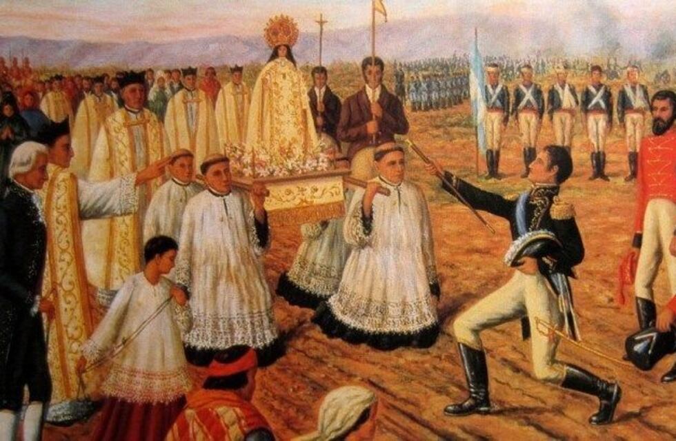Belgrano rezó a la Virgen de la Merced el día de la Batalla de Tucumán