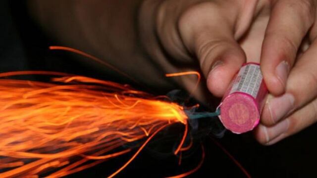 Heridos por pirotecnia