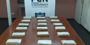 La droga decomisada\u002E