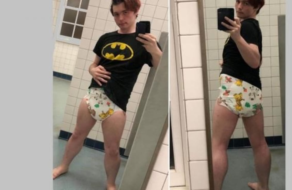 Un joven reveló que usa pañales porque quiere vivir como un bebé