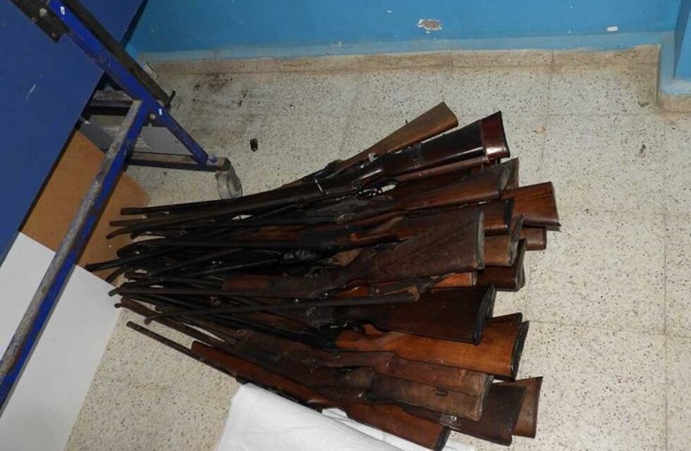 Juntaron 388 armas y más de 5 mil municiones en Punta Alta