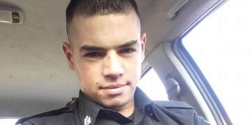 Así quedó el rostro de Juan Ignacio Benítez, uno de los oficiales desafectados de la Bonaerense por coimas\u002E