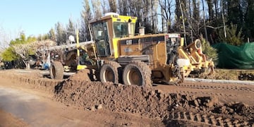 Obras de hormigonado y asfalto en San Rafael