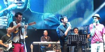 Luciano Pereyra y Abel Pintos, juntos\u002E