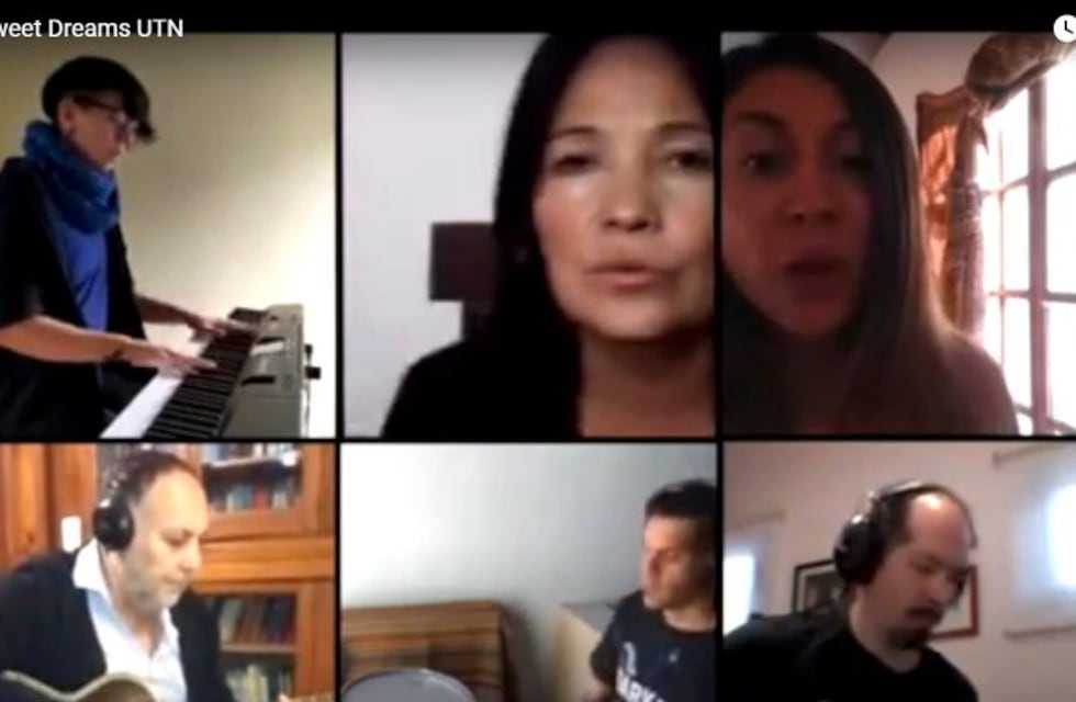 Para disfrutar y bailar: la Banda de la UTN interpretó Sweet Dreams de Eurythmics