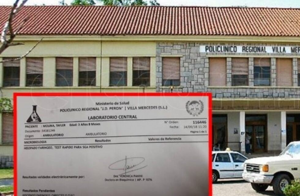 Villa Mercedes: confirmaron un caso de angina bacteriana en un nene de 3 años