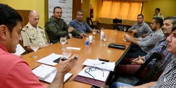 El comité de crisis resolvió blindar a Eldorado cerrando todos las vías de acceso a la ciudad este domingo 22 de marzo 2020\u002E (Misiones Online)