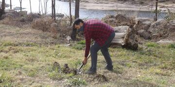 Plantaron algarrobos en el Parque Estancia La Quinta