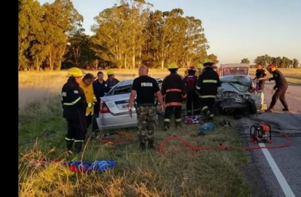 Choque fatal en la ruta 85 dejó cinco muertos y tres heridos