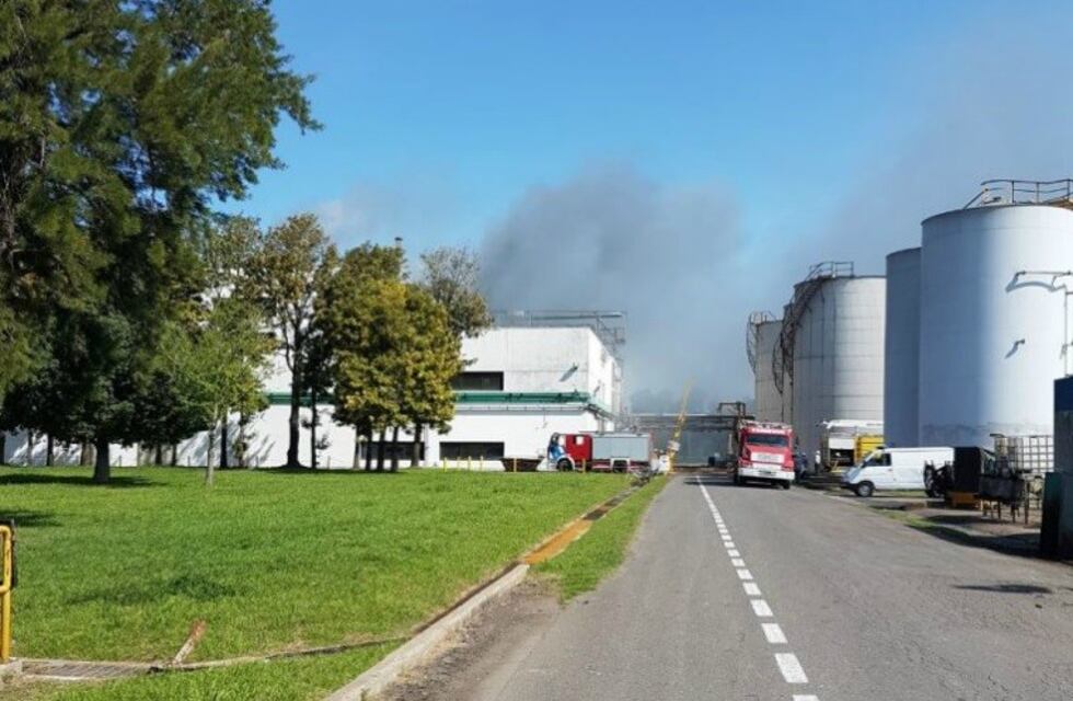 Sofocaron un principio de incendio en una planta del grupo Pampa Energía
