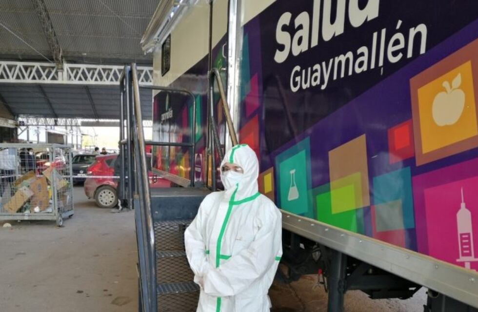 Realizan testeos masivos en la Feria de Guaymallén