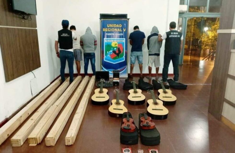 Recuperaron instrumentos musicales y detuvieron a los ladrones
