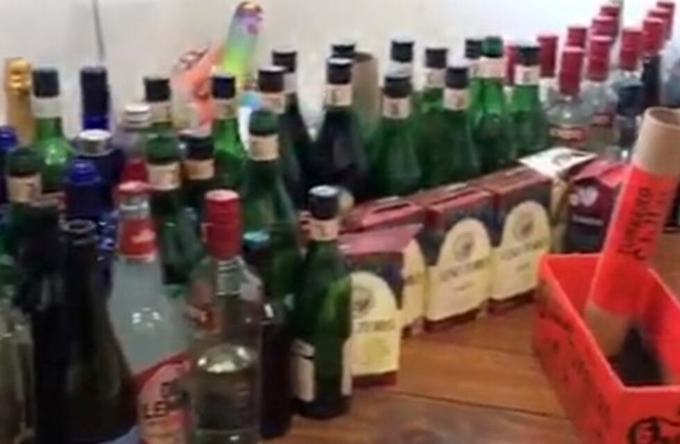 Secuestraron 900 litros de alcohol a los estudiantes en los festejos