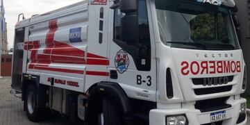 El cuerpo de Bomberos Voluntarios de Carlos Paz tiene un nuevo "Autobomba"