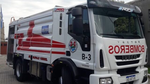 El cuerpo de Bomberos Voluntarios de Carlos Paz tiene un nuevo "Autobomba"
