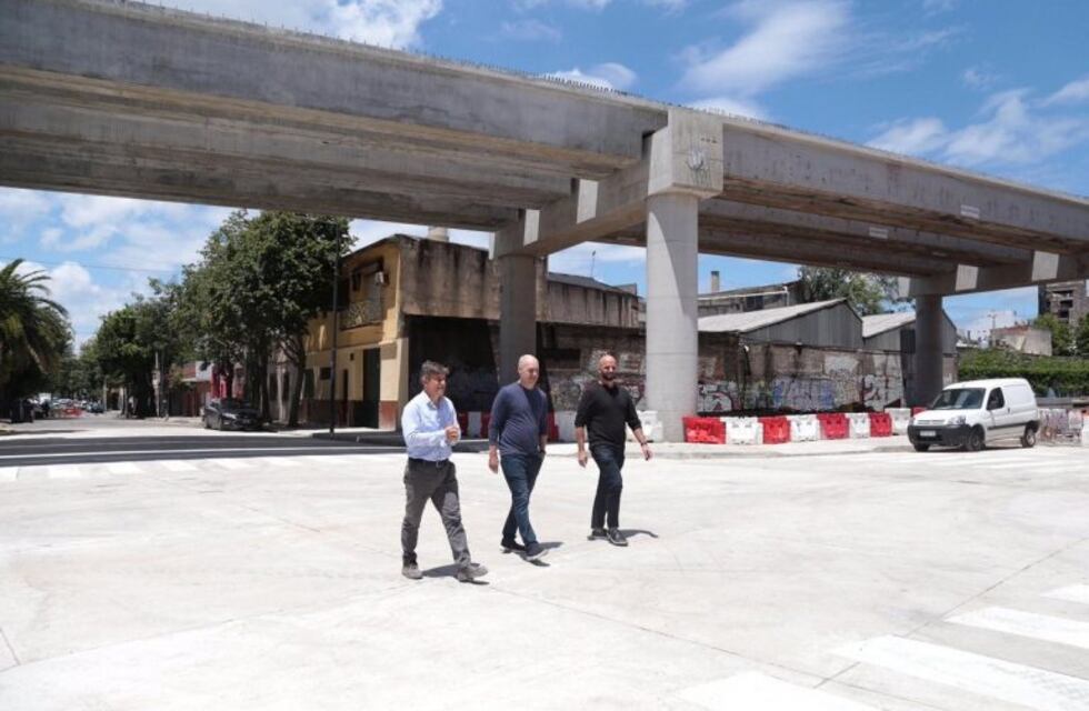 Se abrió la calle Aguirre en Chacarita y avanzan las obras del Viaducto San Martín